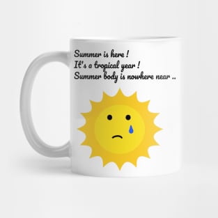 realistic summer clothing Mug